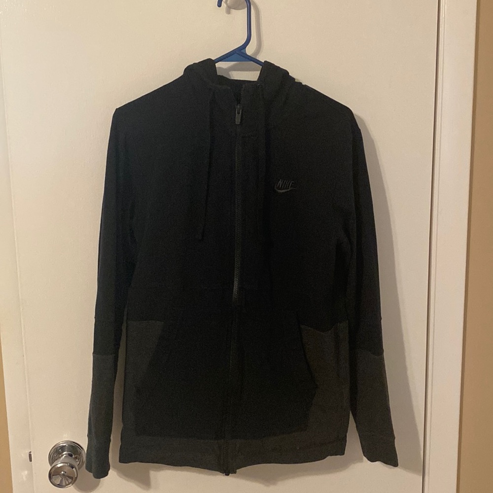 Nike lightweight cotton hoodie jacket.
